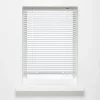 Kwantum Jaloezieën|Houten Jaloezieën*Aluminium Jaloezie Jade Wit 25mm 180x175 Cm
