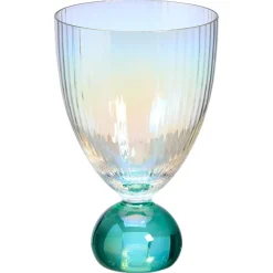 Kwantum Kerstservies|Glazen*Coupe Crisp Holo - 300 Ml Mint