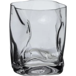 Kwantum Glazen|Glazen*Drinkglas Organic Swirl - 340 Ml Grijs