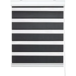 Kwantum Duo-Rolgordijnen*Duo Rolgordijn Eva Antraciet 100x175 Cm 100X175CM