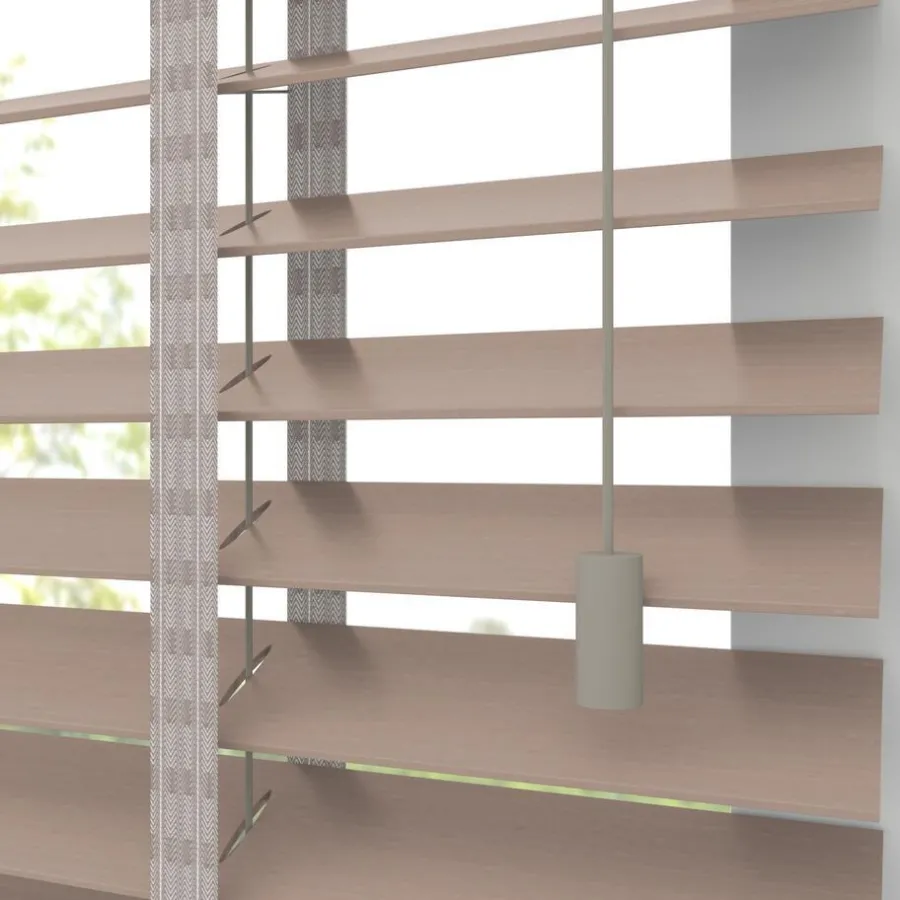Kwantum Aluminium Jaloezieën|Houten Jaloezieën*Fenstr Houten Jaloezie Jens 50mm Naturel