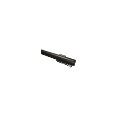 Kwantum Gordijnrails*Gordijnrailset Zwart 300 Cm 300CM