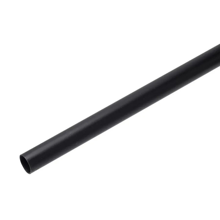 Kwantum Gordijnroedes*Gordijnroede 200 Cm Zwart Metaal - Ø20mm