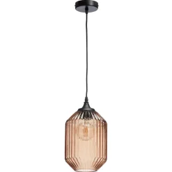 Kwantum Hanglampen*Hanglamp Pane Licht Bruin