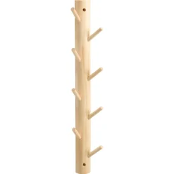 Kwantum Kapstokken|Wanddecoratie*Kapstok Wavrin Naturel