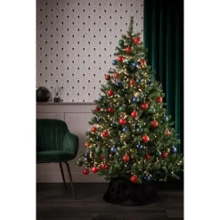 Kwantum Kerstboomrokken*Kerstboomrok Velours Zwart