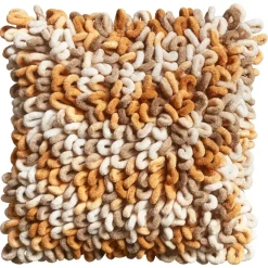 Kwantum Sierkussens*Kussen Lusso Oker 43x43 Cm