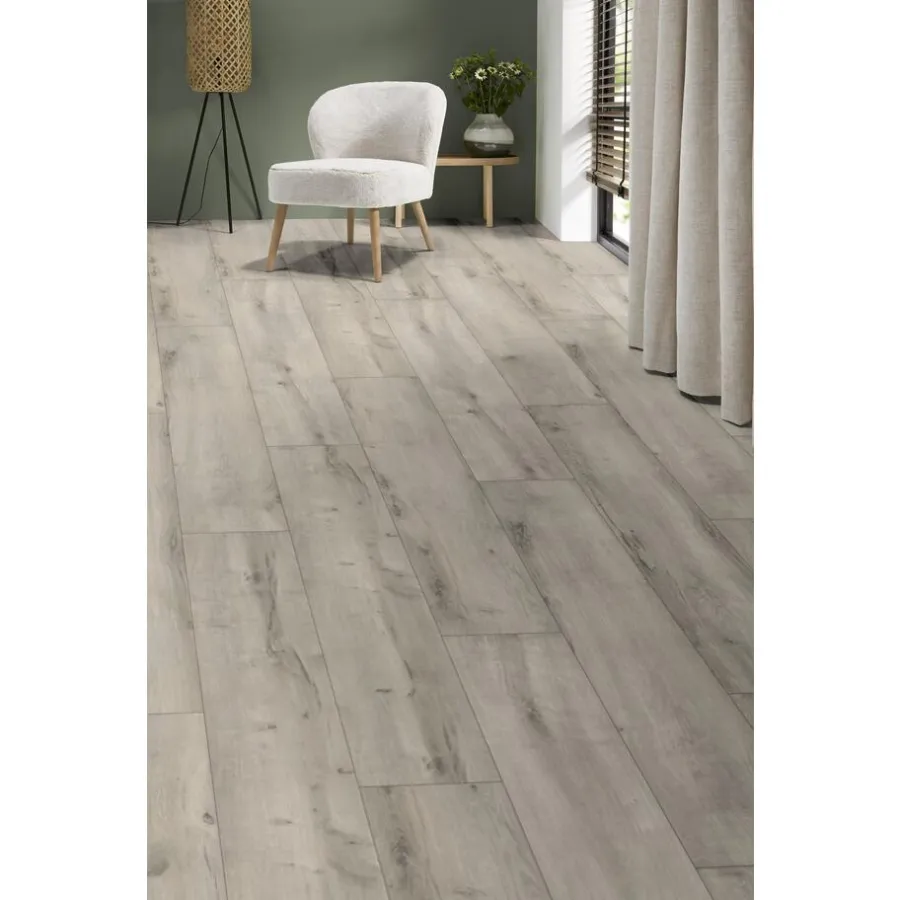 Kwantum Extra Breed Laminaat|Houtlook Laminaat*Laminaat New Oregon Licht Eiken XL Plank Je berekent hoeveel meters je nodig hebt door lengte en breedte in te vullen