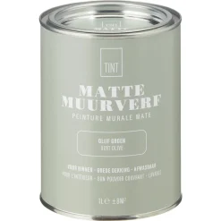 Kwantum Muurverf*Muurverf Mat Olijf Groen 1 L 1L