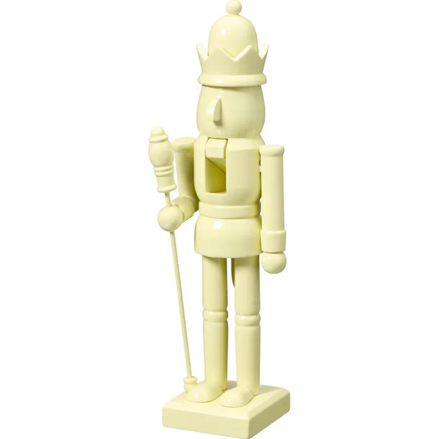 Kwantum Kerstdecoratie*Notenkraker Pastel Geel