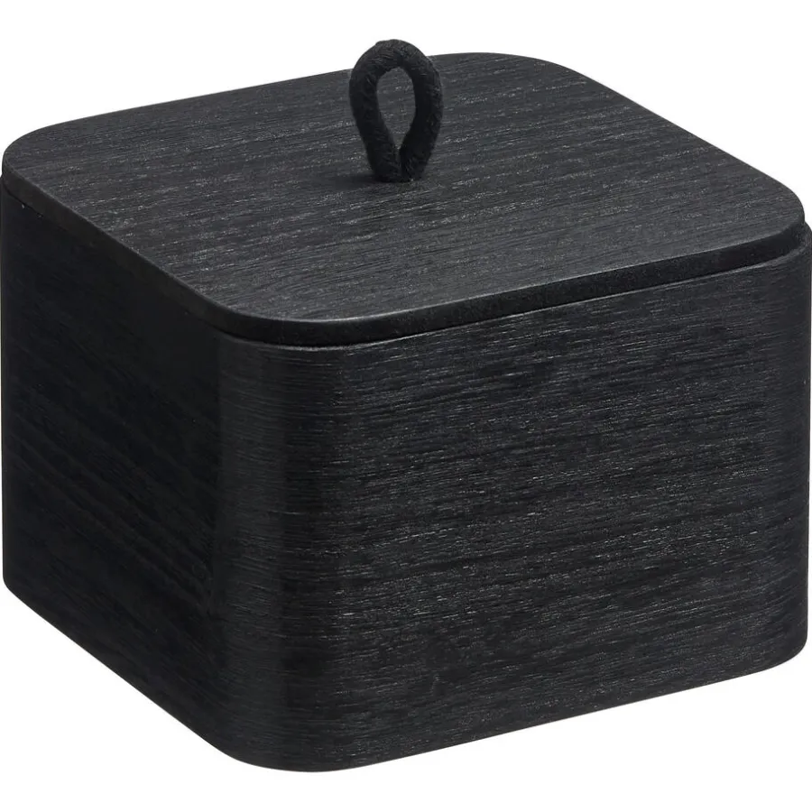 Kwantum Opbergkisten*Opbergkist Holm Zwart 14x14x10 Cm 14X14X10CM