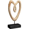 Kwantum Decoratie Beelden*Ornament Op Voet Teak