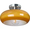 Kwantum Plafondlampen*Plafondlamp Leda Bruin