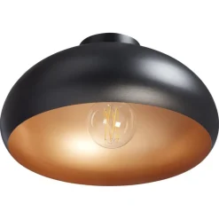 Kwantum Plafondlampen*Plafondlamp Menerva Zwart