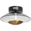 Kwantum Plafondlampen*Plafondlamp Pomona Zwart