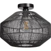Kwantum Plafondlampen*Plafondlamp Segi Zwart