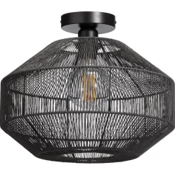 Kwantum Plafondlampen*Plafondlamp Segi Zwart