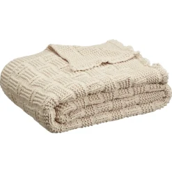 Kwantum Plaids*Plaid Chapet Beige 130x170 Cm