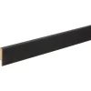 Kwantum Plinten*Plakplint MDF Zwart 7,5 X 240 Cm 240x7,5 Cm