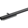 Kwantum Gordijnrails*Railroedeset 200 Cm Zwart Metaal - Ø28mm