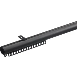 Kwantum Gordijnrails*Railroedeset 250 Cm Zwart Metaal - Ø28mm