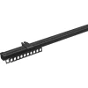 Kwantum Gordijnrails*Railset Op Maat Zwart 300 Cm