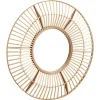 Kwantum Spiegels*Spiegel Rattan Bruin