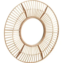 Kwantum Spiegels*Spiegel Rattan Bruin