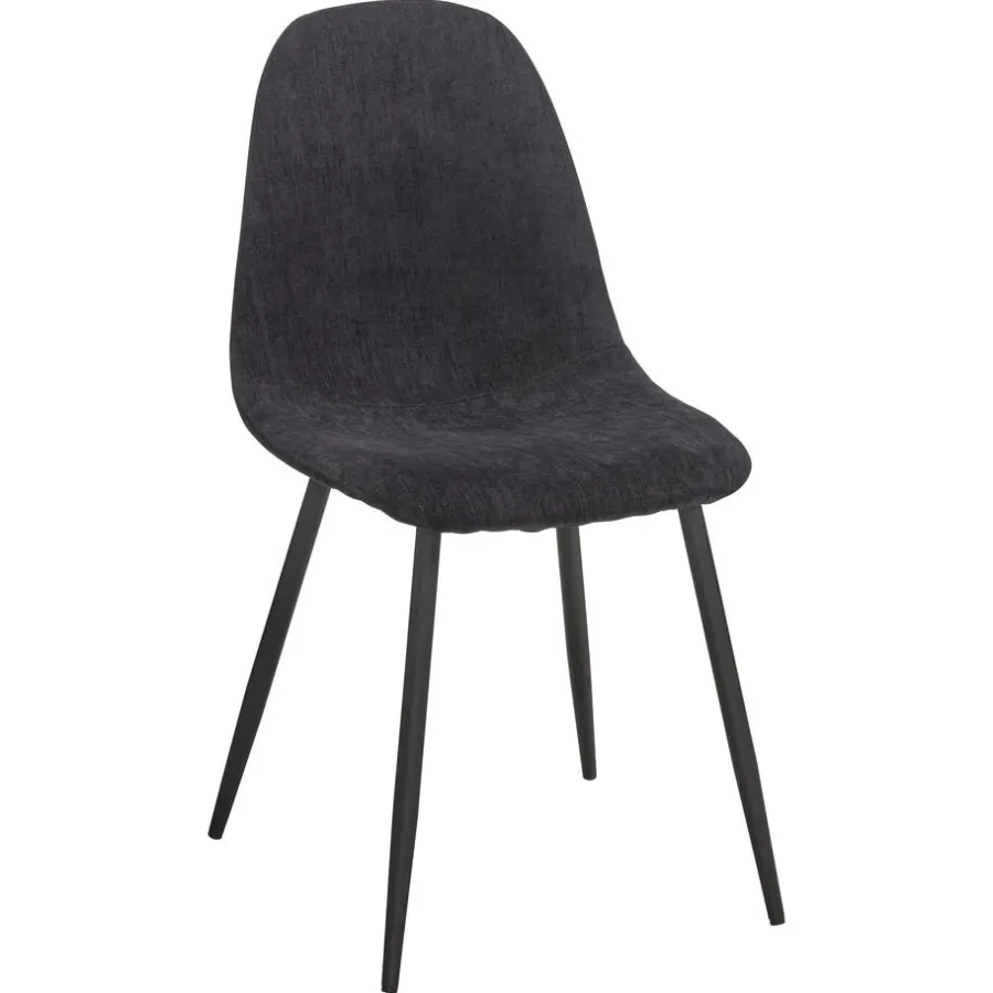 Kwantum Eetkamerstoelen*Stoel Napoli Zwart ZwartSS24