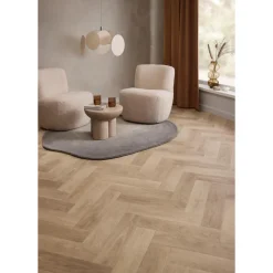 Kwantum Vinyl Vloeren*Vinyl Fisher Naturel Visgraat Je berekent hoeveel meters je nodig hebt door lengte en breedte in te vullen