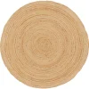 Kwantum Vloerkleden|Buitenkleden*Vloerkleed Solis Naturel - Ø 100 Cm