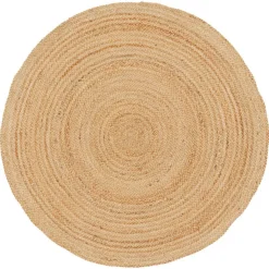 Kwantum Vloerkleden|Buitenkleden*Vloerkleed Solis Naturel - Ø 100 Cm