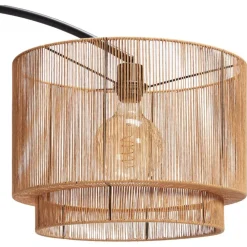 Kwantum Vloerlampen*Vloerlamp Cilen Zwart Bruin