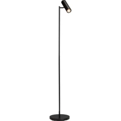 Kwantum Vloerlampen*Vloerlamp Cura Zwart