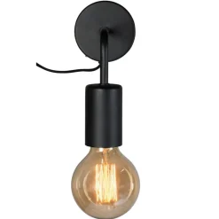 Kwantum Wandlampen*Wandlamp Balor Zwart