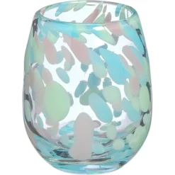 Kwantum Glazen|Glazen*Waterglas Confetti Multicolor - 300 Ml